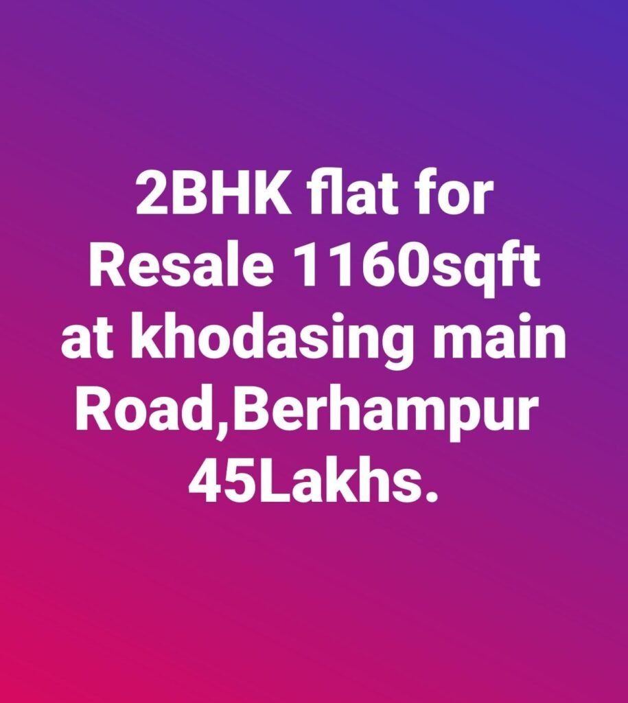 Khodasingi House for sale. https://buysellrentberhampur.com/